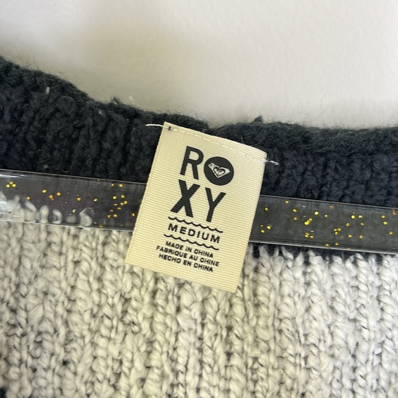Roxy striped pullover hooded sweater - Picture 3 of 5